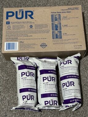 3 PUR Water Filter Replacements PPF900Z OPENED BOX - ONLY COMES WITH 3 ** NOT 4*
